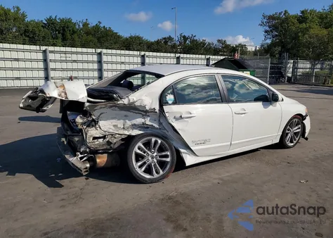 2008 Honda Civic Si из США, поврежденный, VIN 2HGFA55518H711448